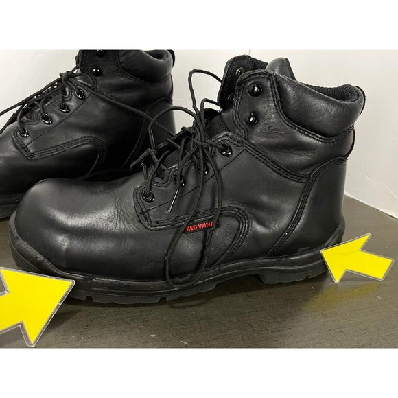 Red‎ Wing Safety Toe Work Shoes 2234 Leather Boots Men\'s Size 12D Black main image 5
